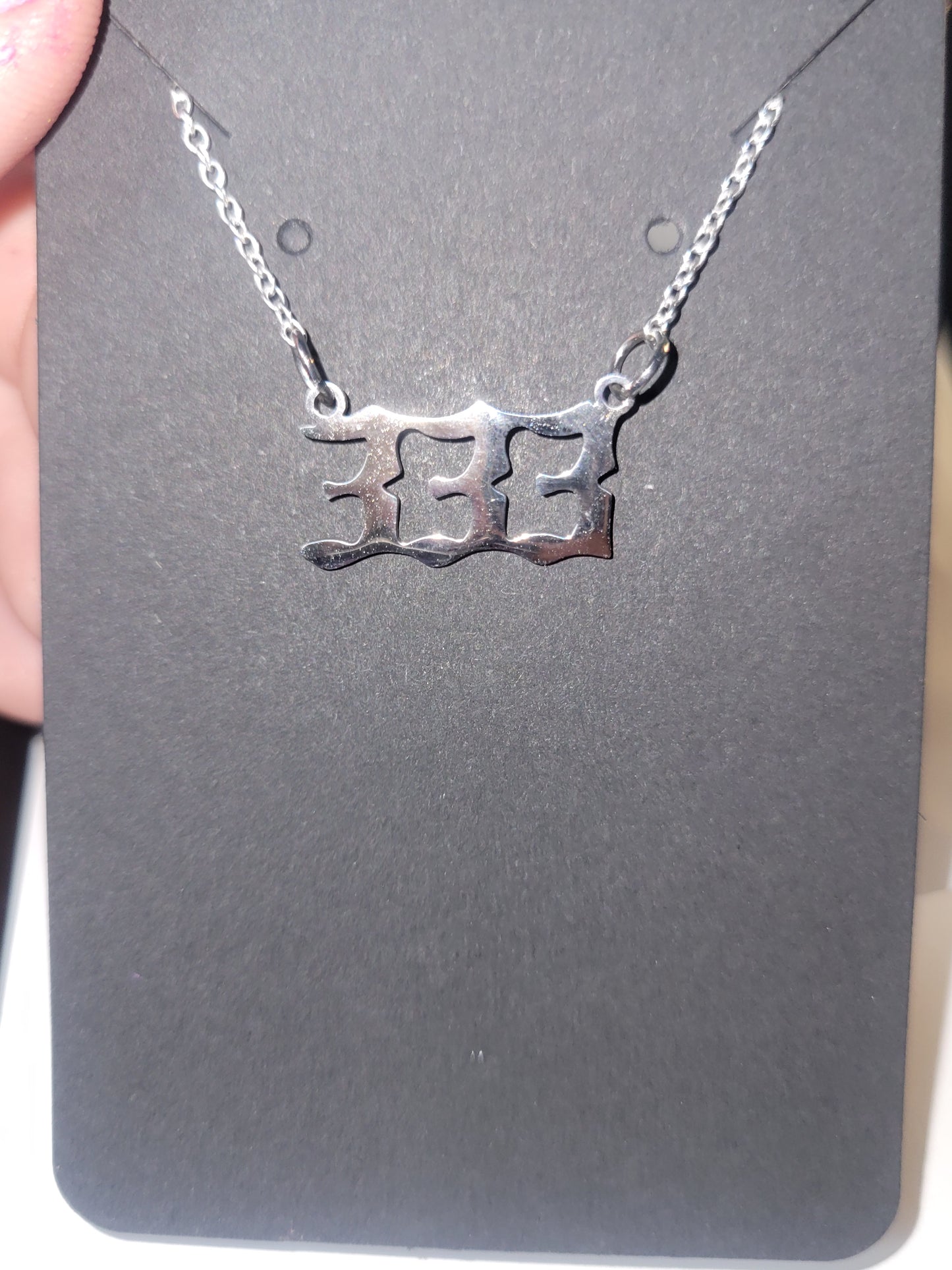 333 Angel Number Pendant