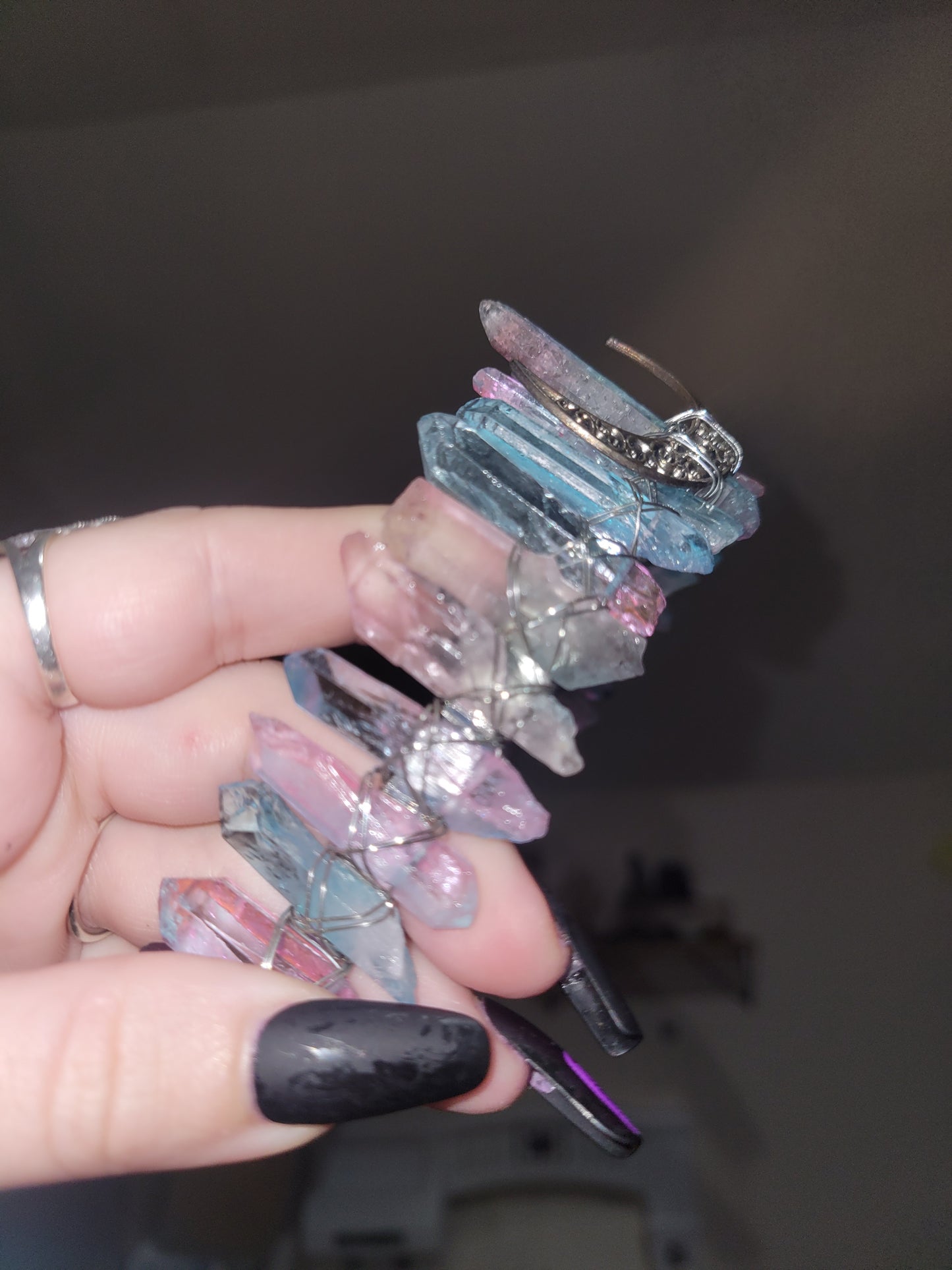 Aura Quartz Crown
