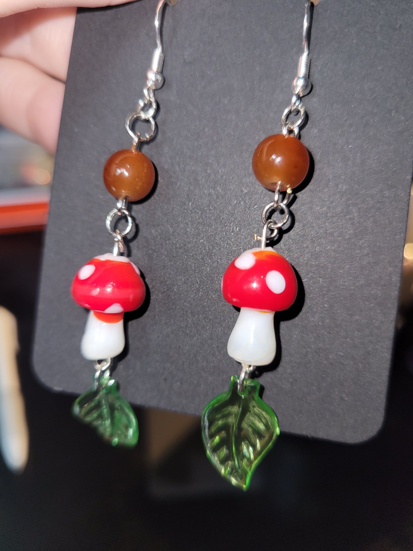 Mushroom Earrings