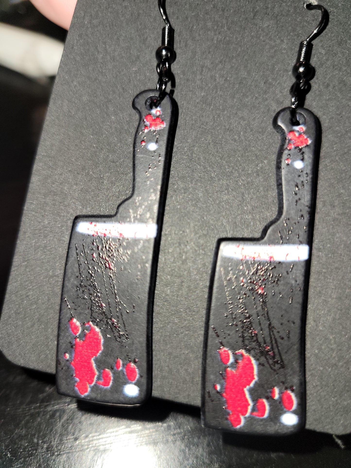 Bloody Hatchet Earrings
