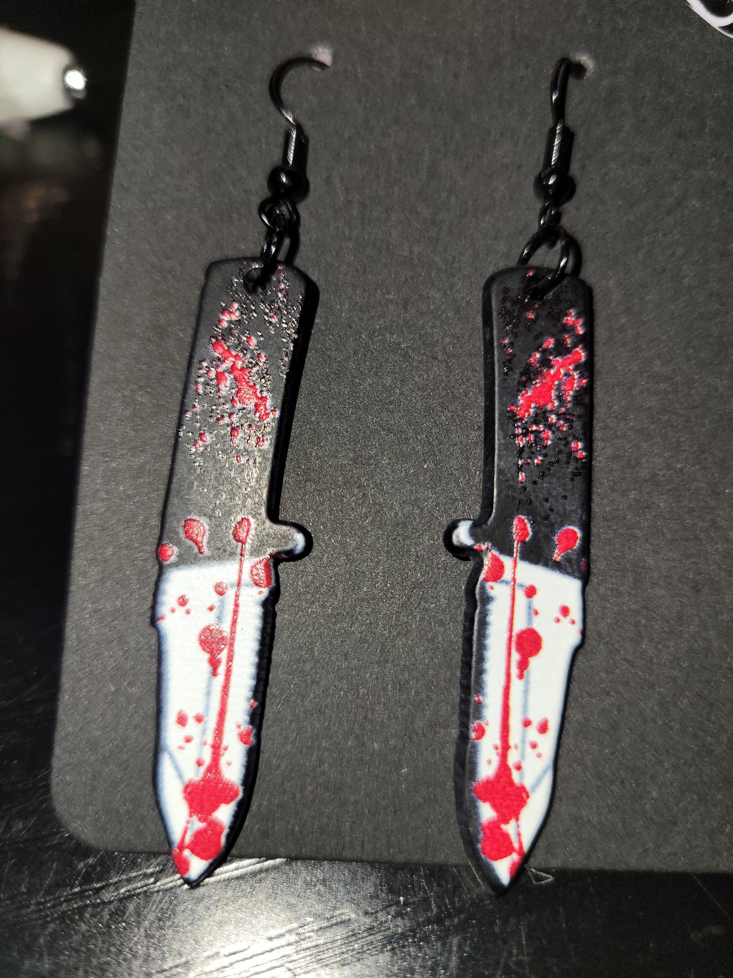 Bloody Knife Earrings style 2