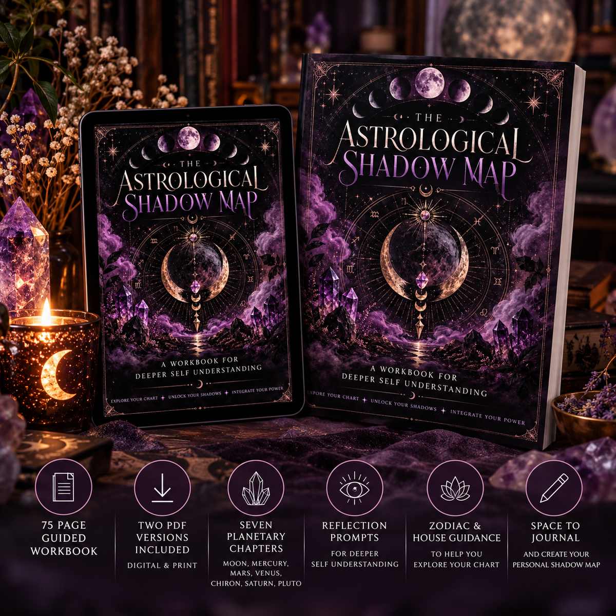 The Astrological Shadow Map | A Workbook for Deeper Self Understanding
