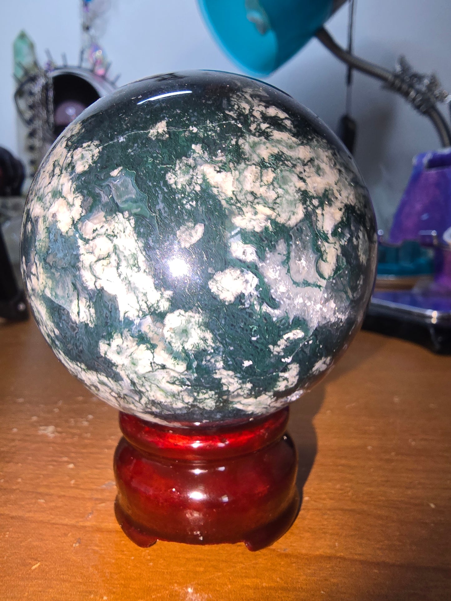 Moss Agate Sphere
