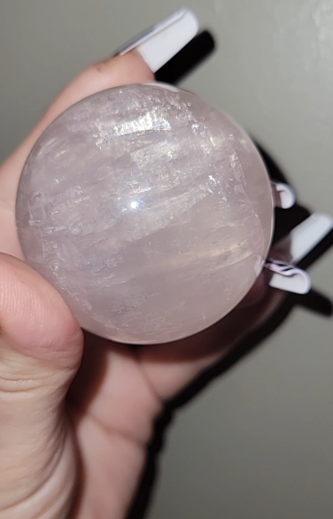 Rainbow Rose Quartz Sphere