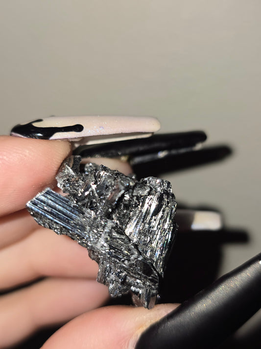 Raw Stibnite Specimen | Manifestation, Transformation & Spiritual Growth