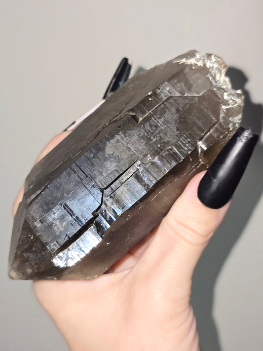 Large Raw Smoky Quartz Point | Grounding, Protection & Earth Energy