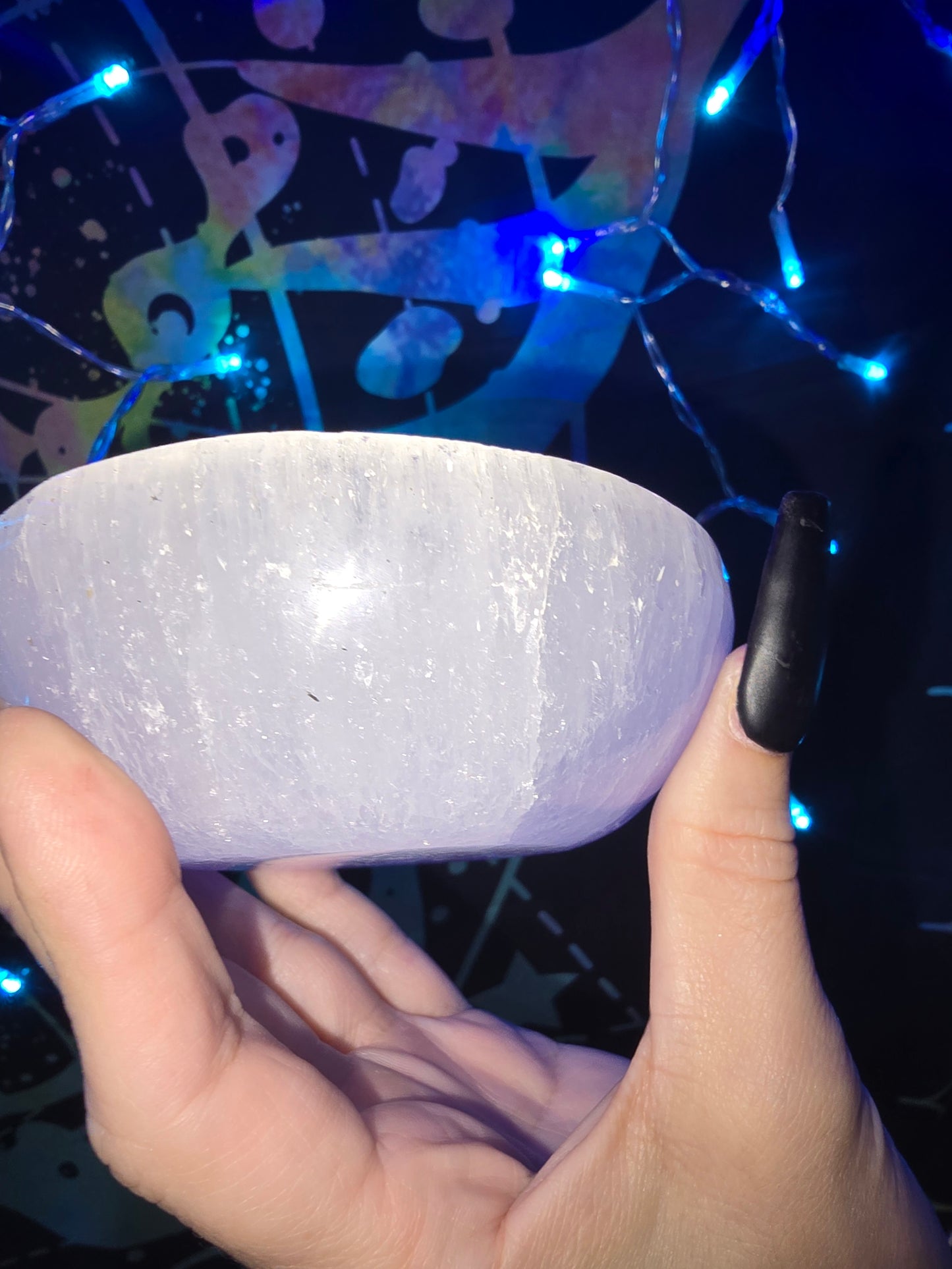 Large Selenite Bowl | Crystal Charging Bowl & Sacred Space Décor