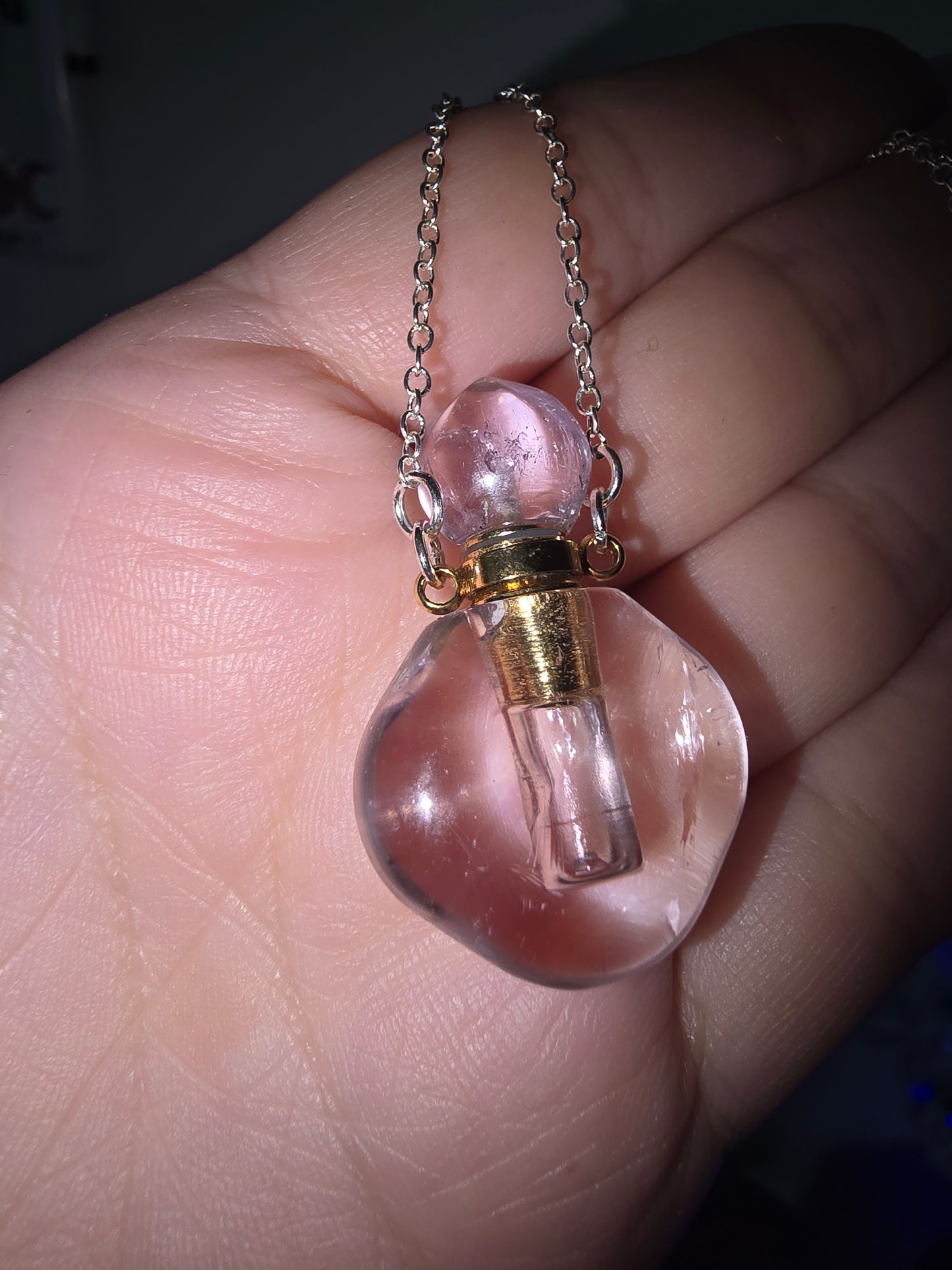 Amethyst Potion Jar Pendant