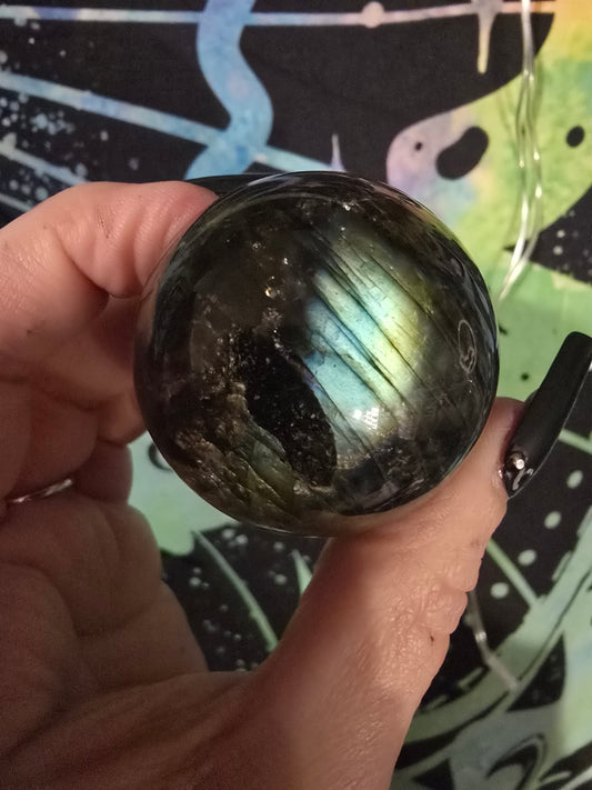Labradorite Sphere | Protection & Transformation Crystal