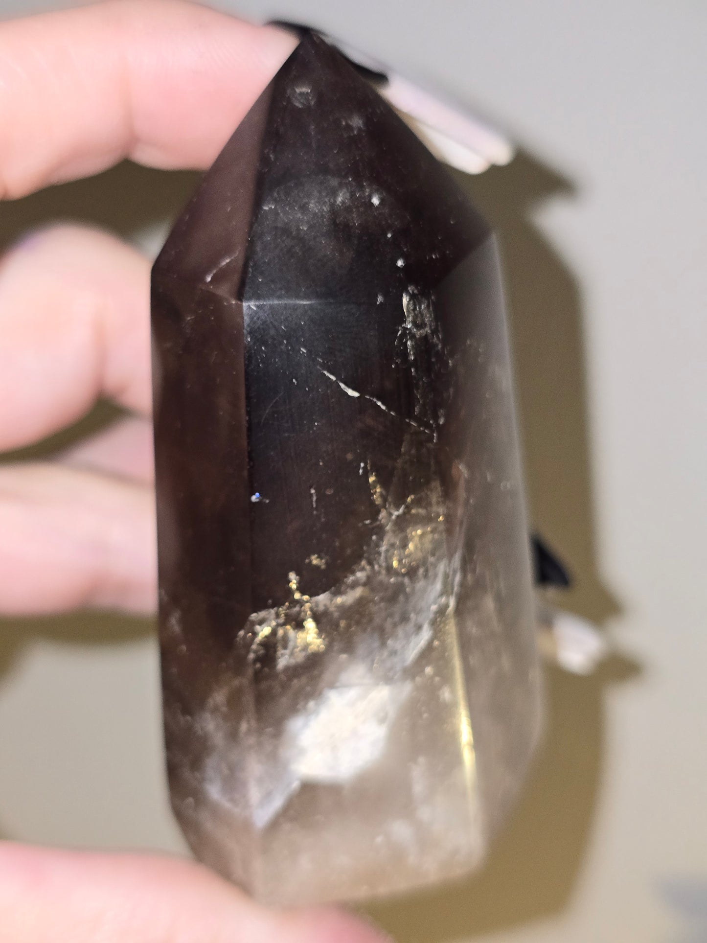 Rainbow Smoky Quartz Tower | Grounding, Hidden Beauty & Inner Strength