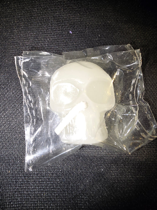 White Skull Tea Light Candle | Transformation, Protection & Ancestral Wisdom
