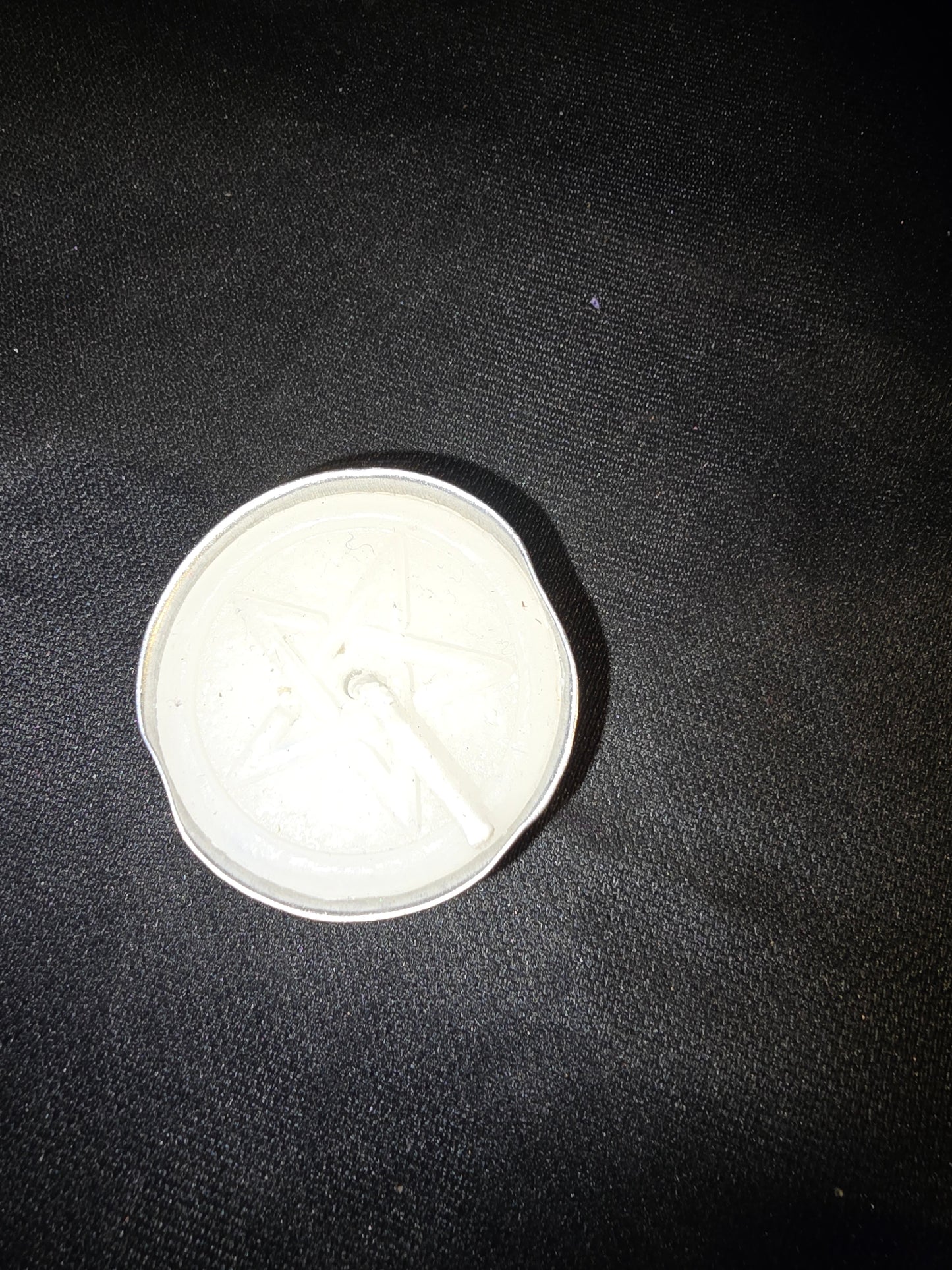 White Pentagram Tea Light Candle | Purification, Protection & Spiritual Clarity