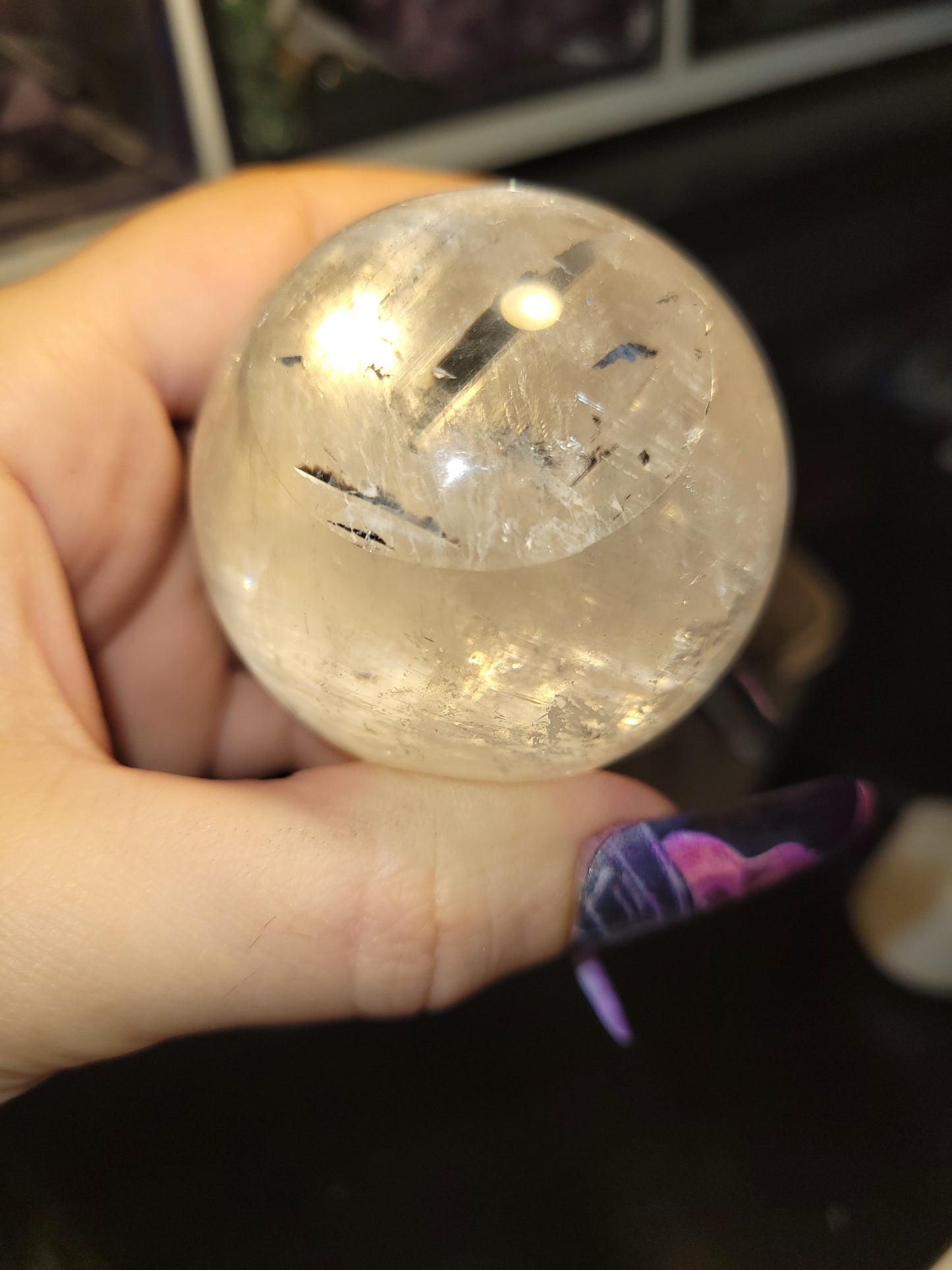 Clear Calcite Sphere