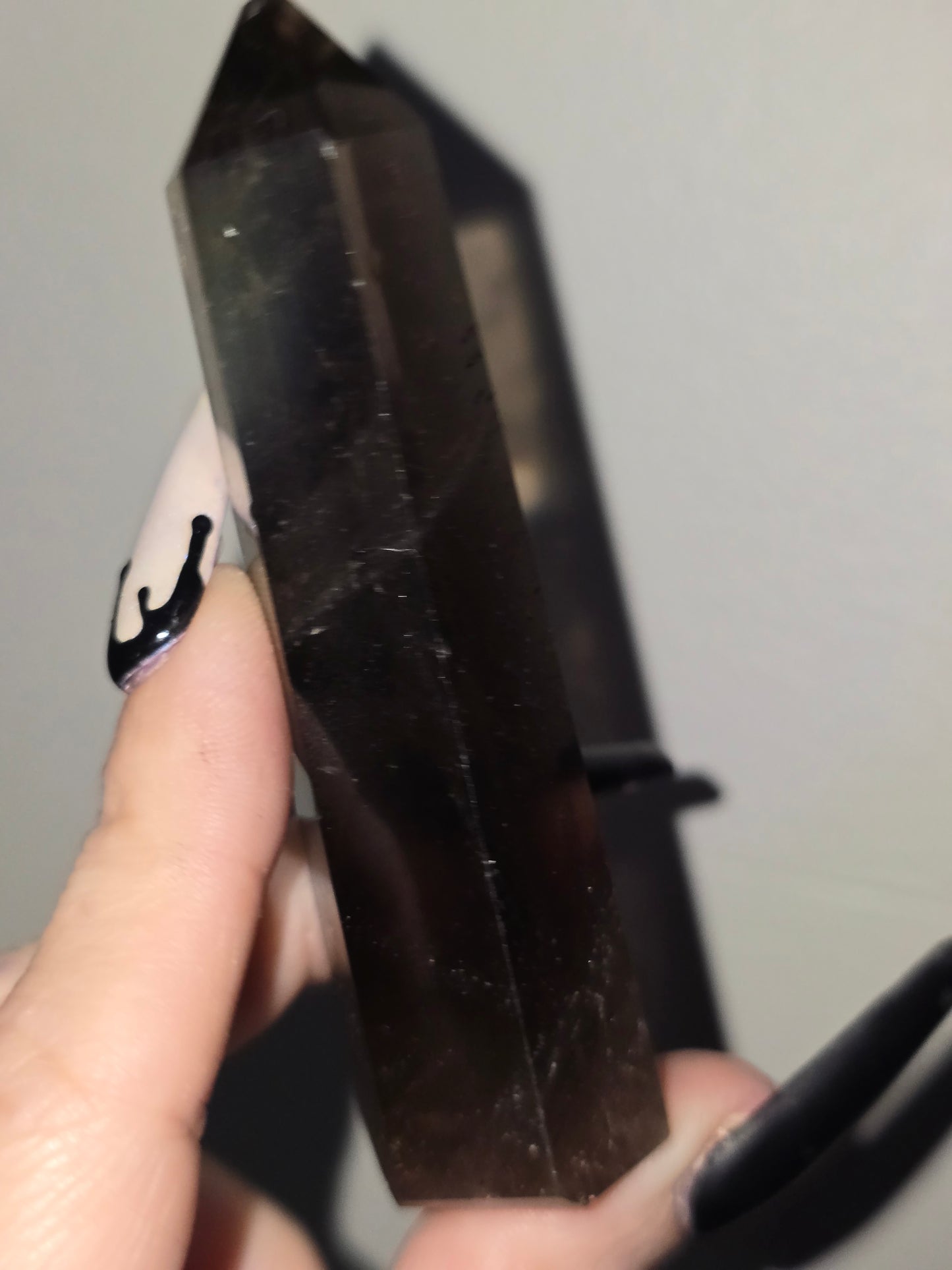 Dark Smoky Quartz Tower | Grounding, Protection & Inner Strength
