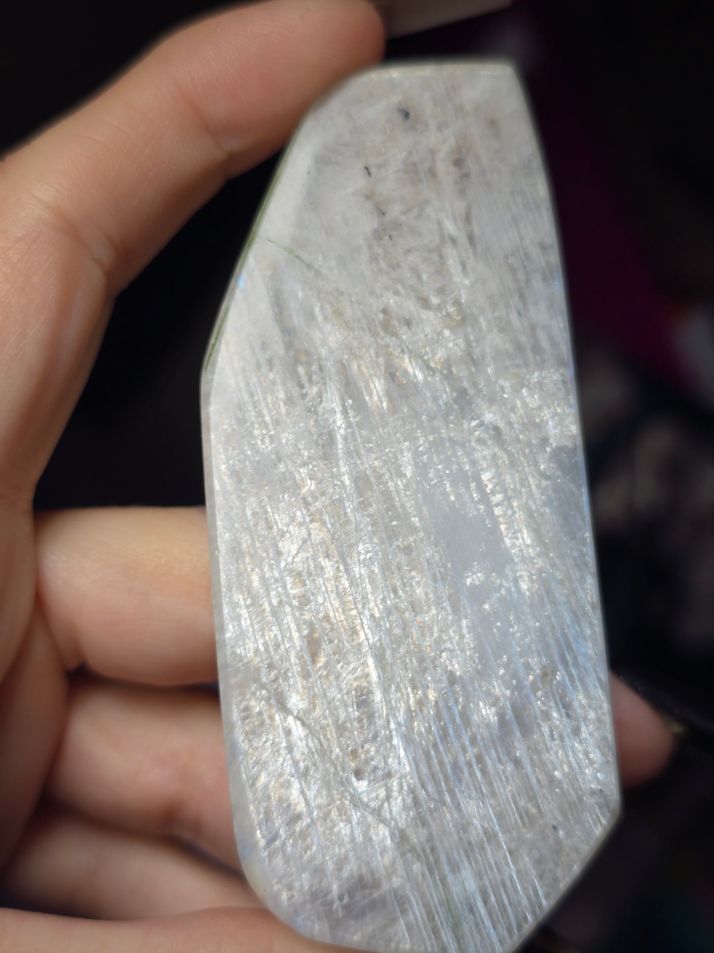 High-Grade White Moonstone Freeform | Intuition, Inner Wisdom & New Beginnings