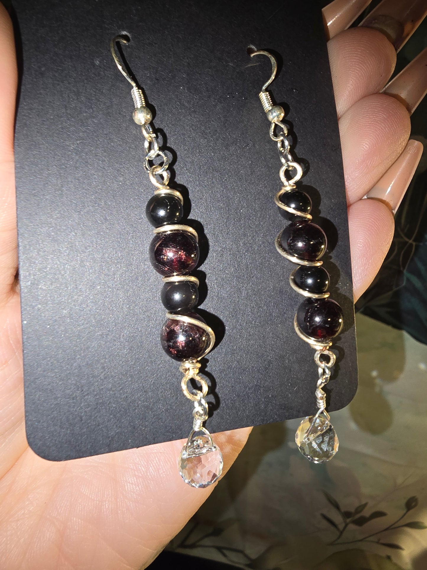 Garnet Earrings