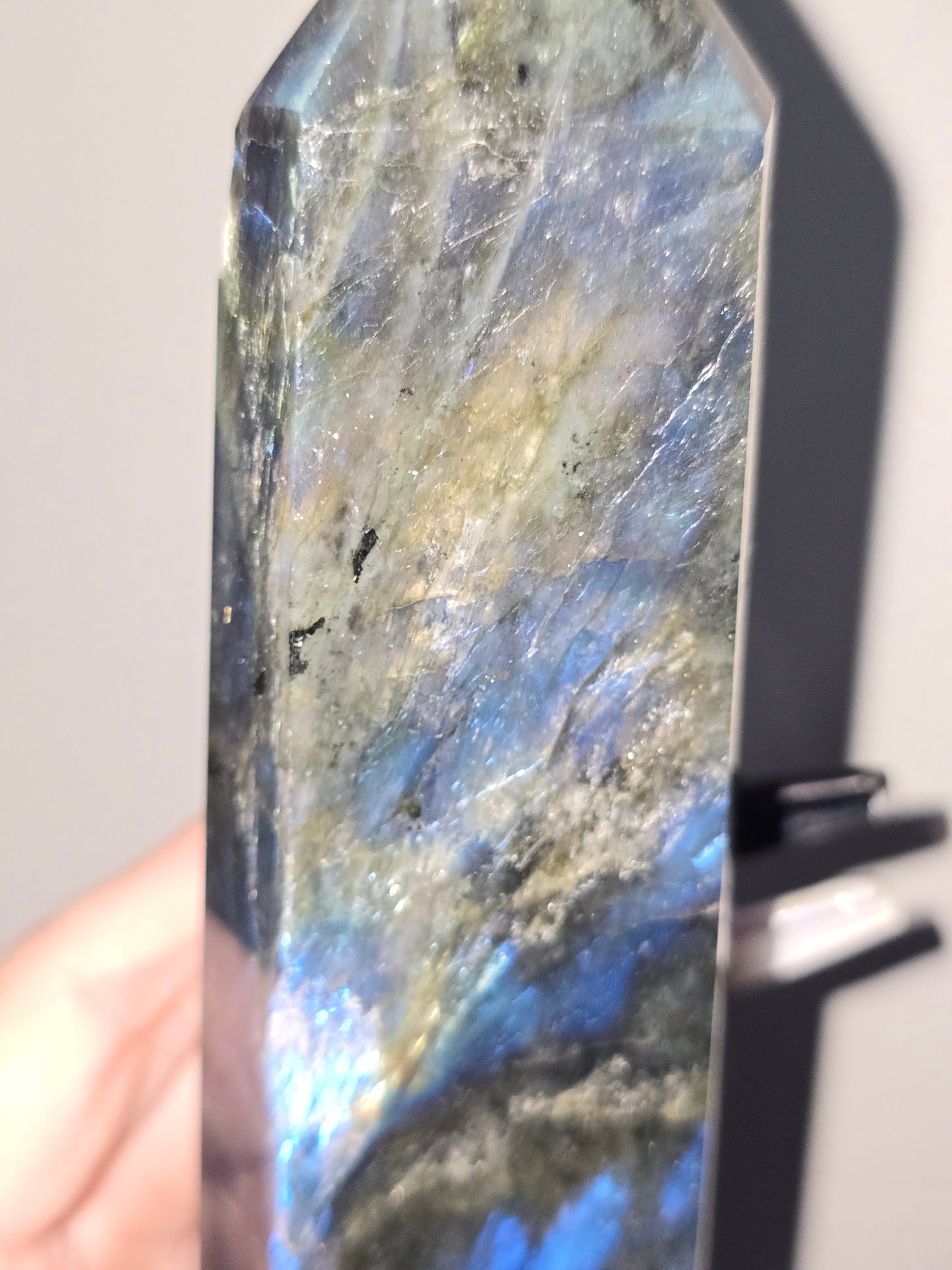 Labradorite Tower | Intuition, Transformation & Hidden Potential