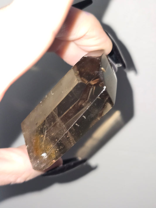 Clear Smoky Quartz Freeform | Grounding, Clarity & Inner Balance