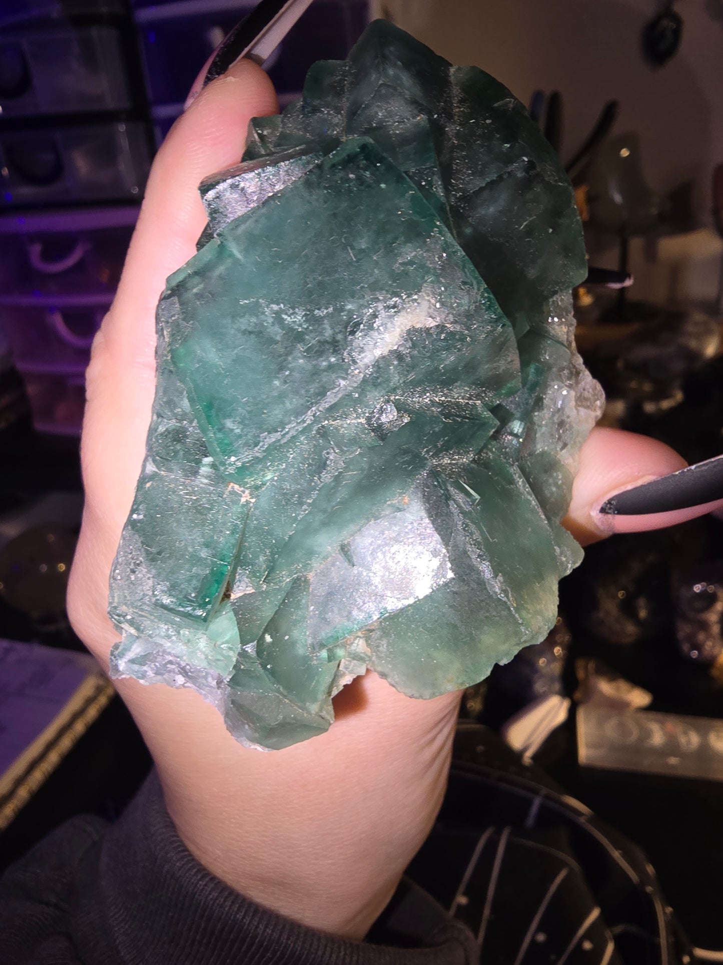 Green Cubic Fluorite