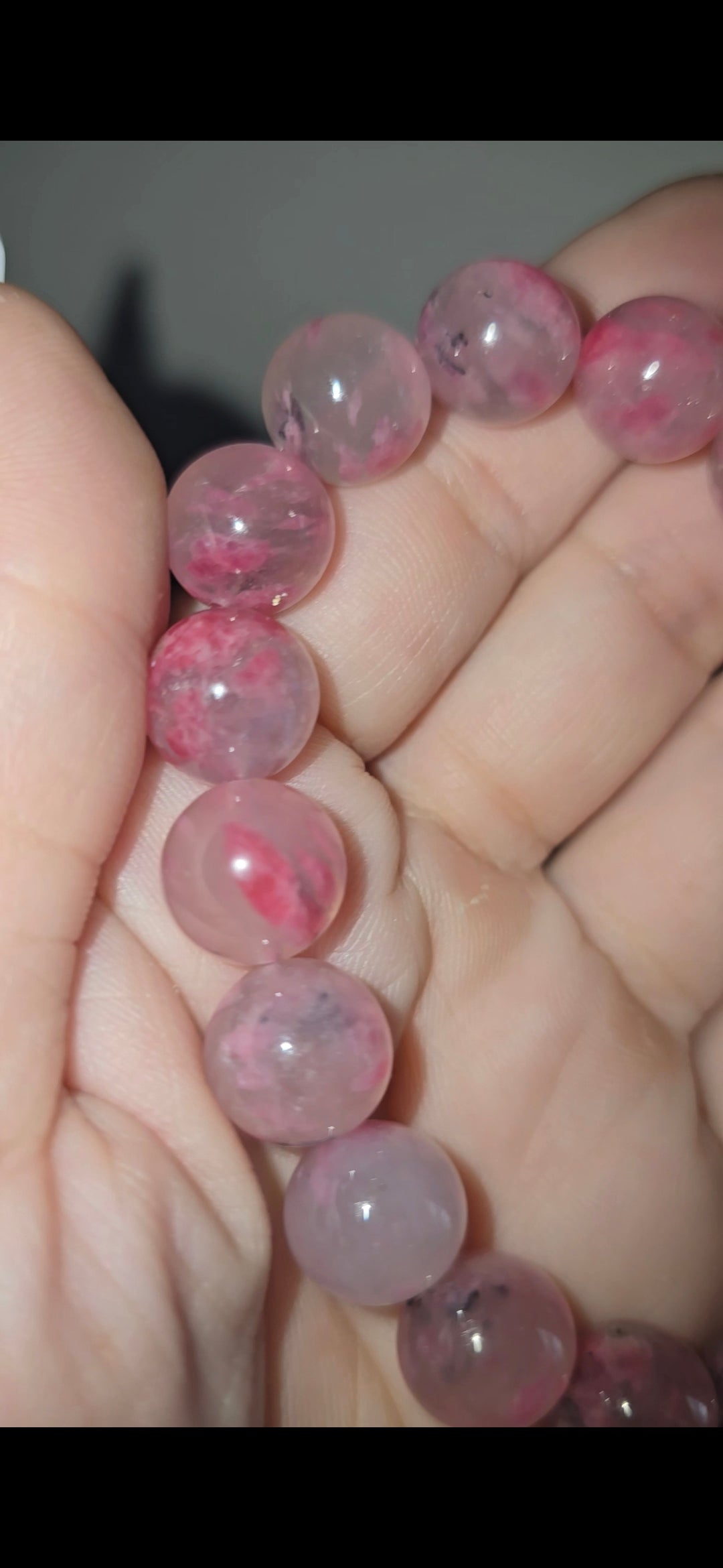 Pink Rhodonite Bracelet