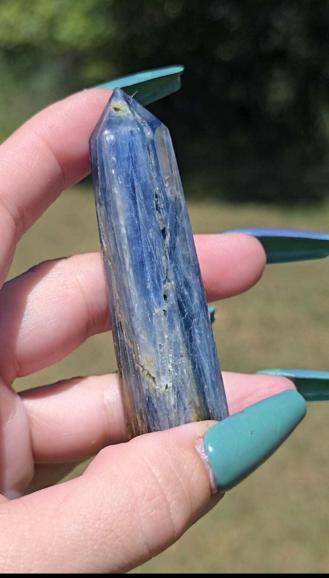 Blue Kyanite Tower | Alignment & Communication