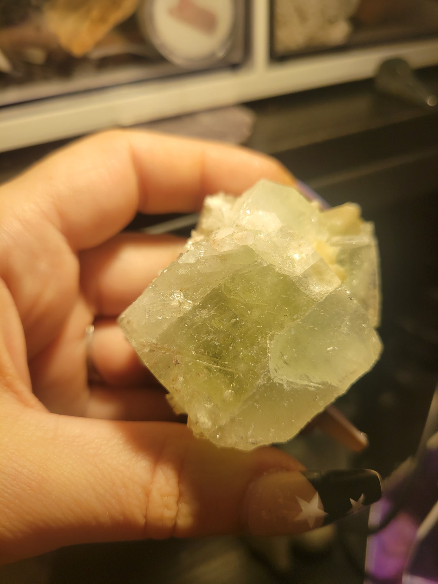 Light Green Cubic Fluorite