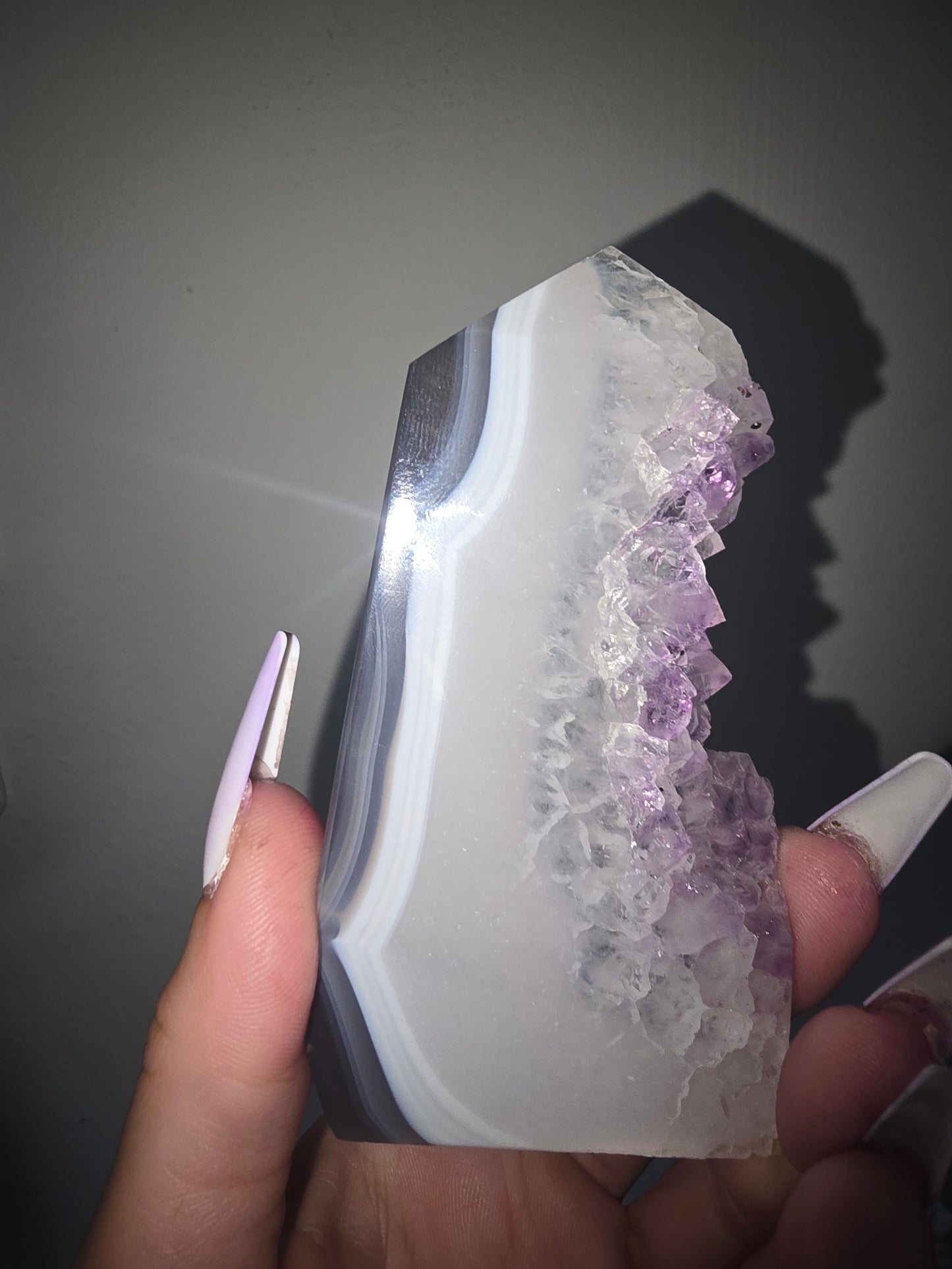 Agate Amethyst Freeform