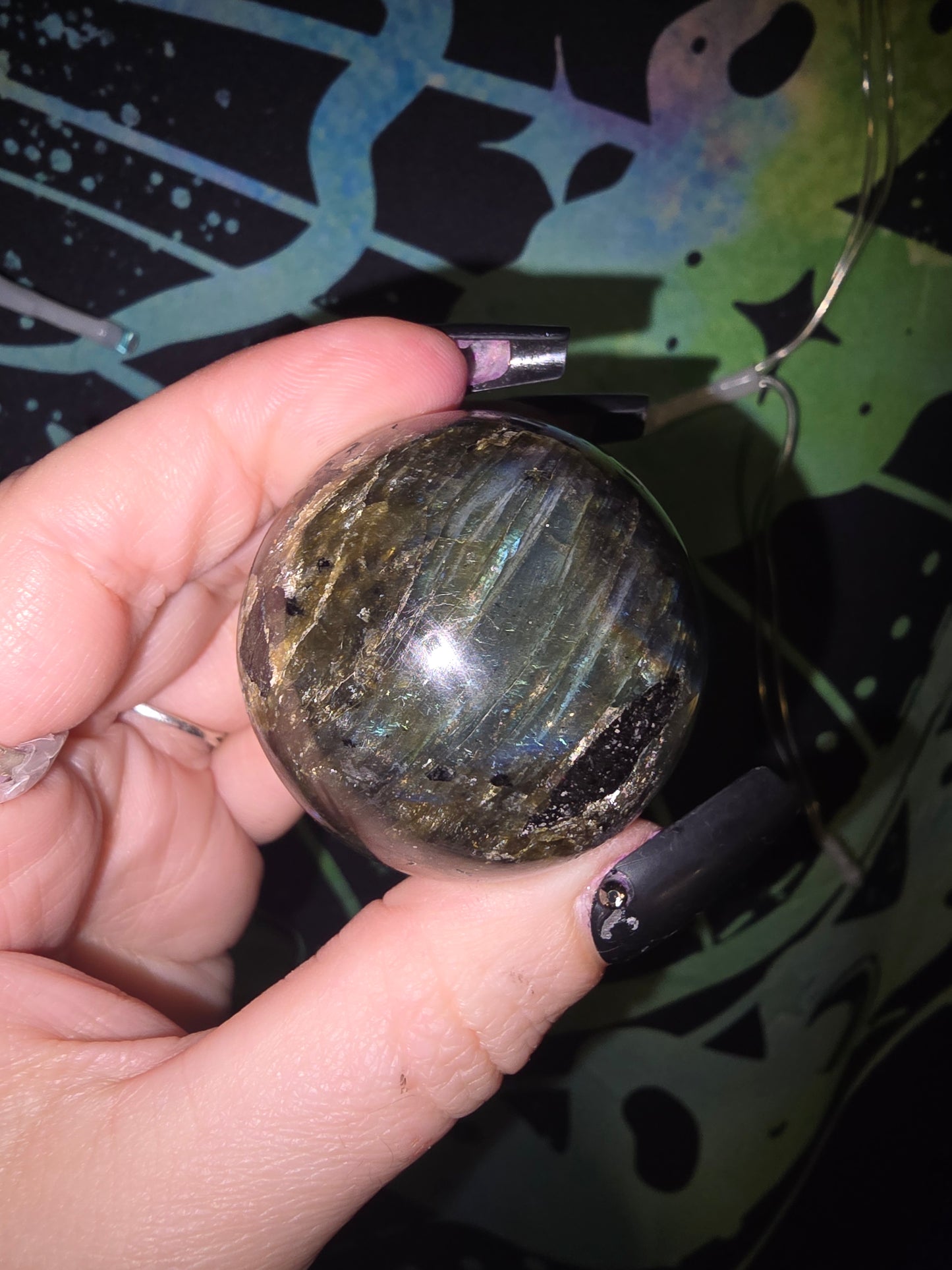 Labradorite Sphere | Protection & Transformation Crystal
