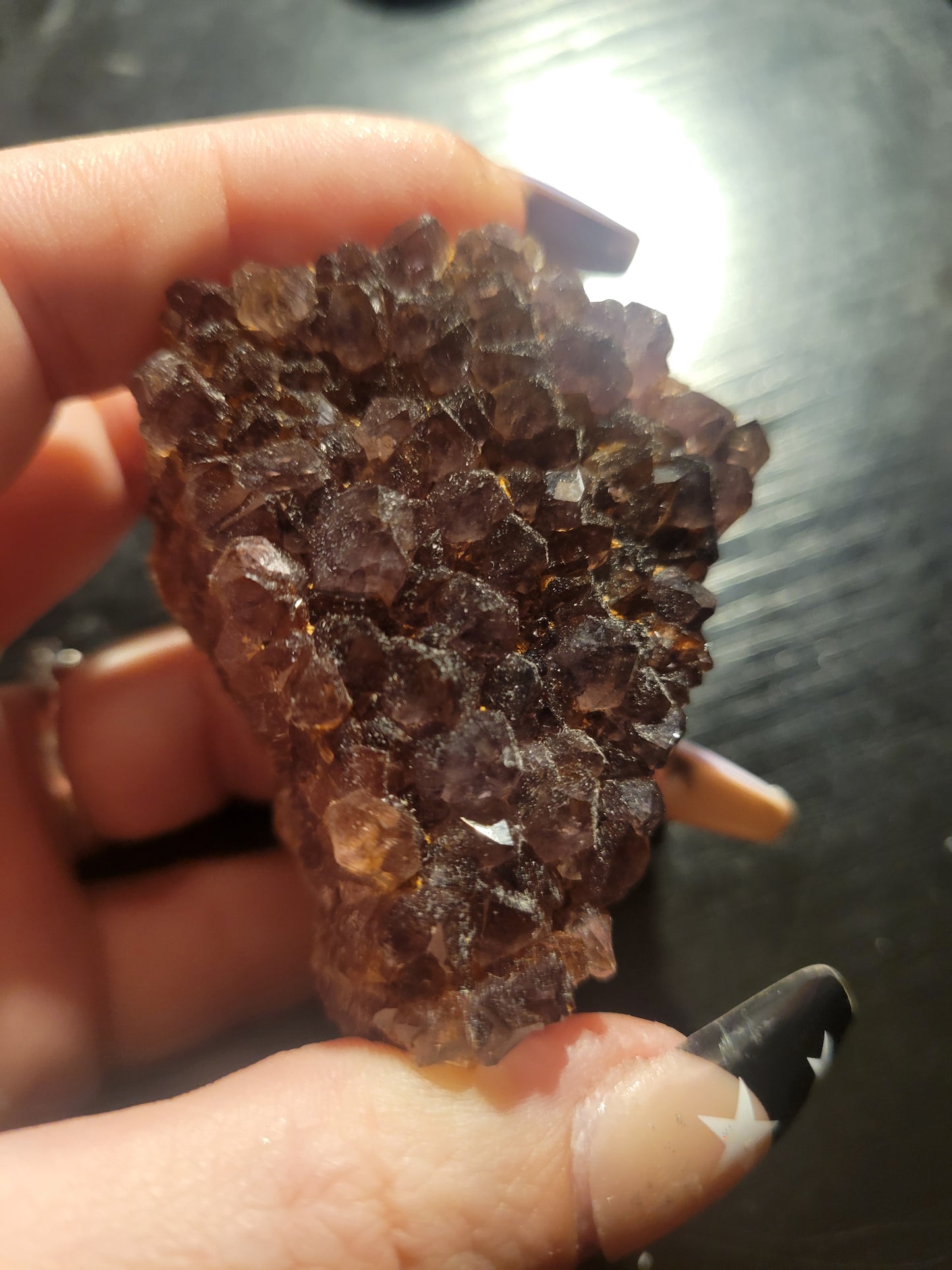 Dark Amethyst Raw cluster