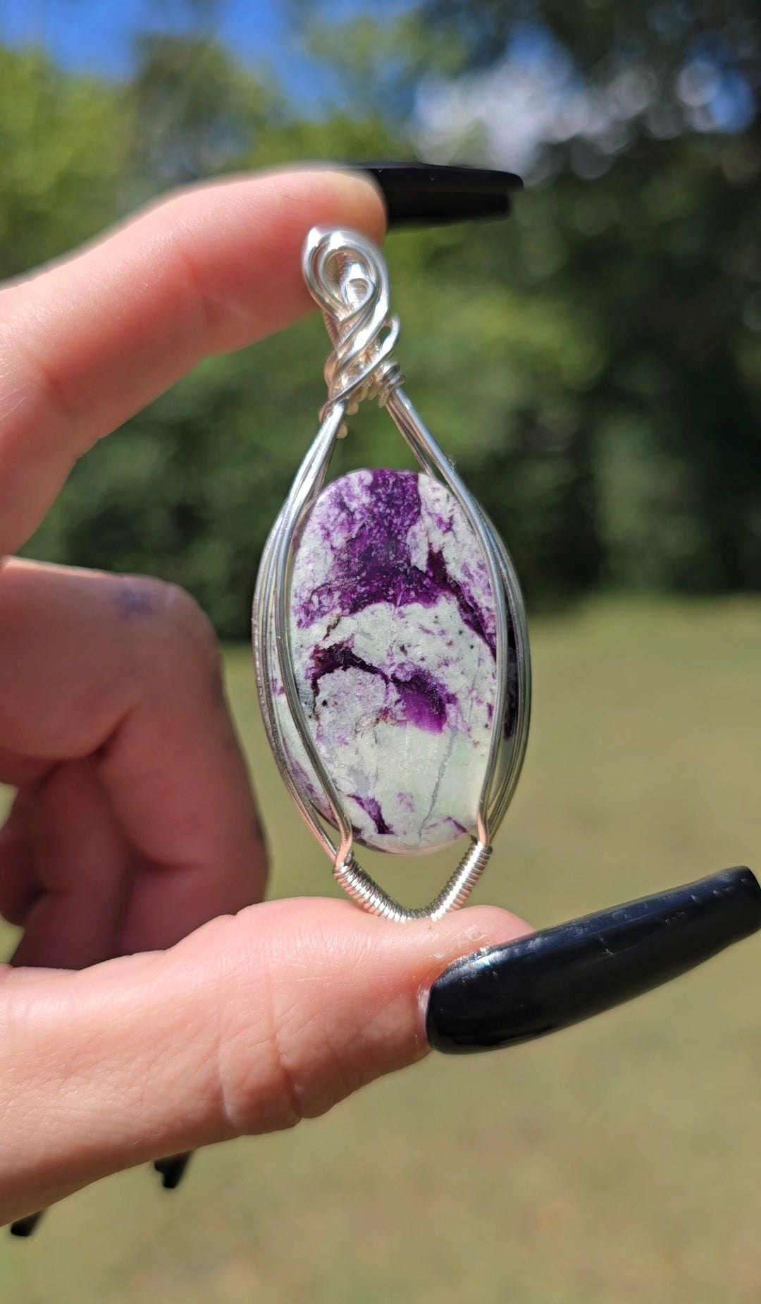 Kammererite Pendant | Intuition & Transformation