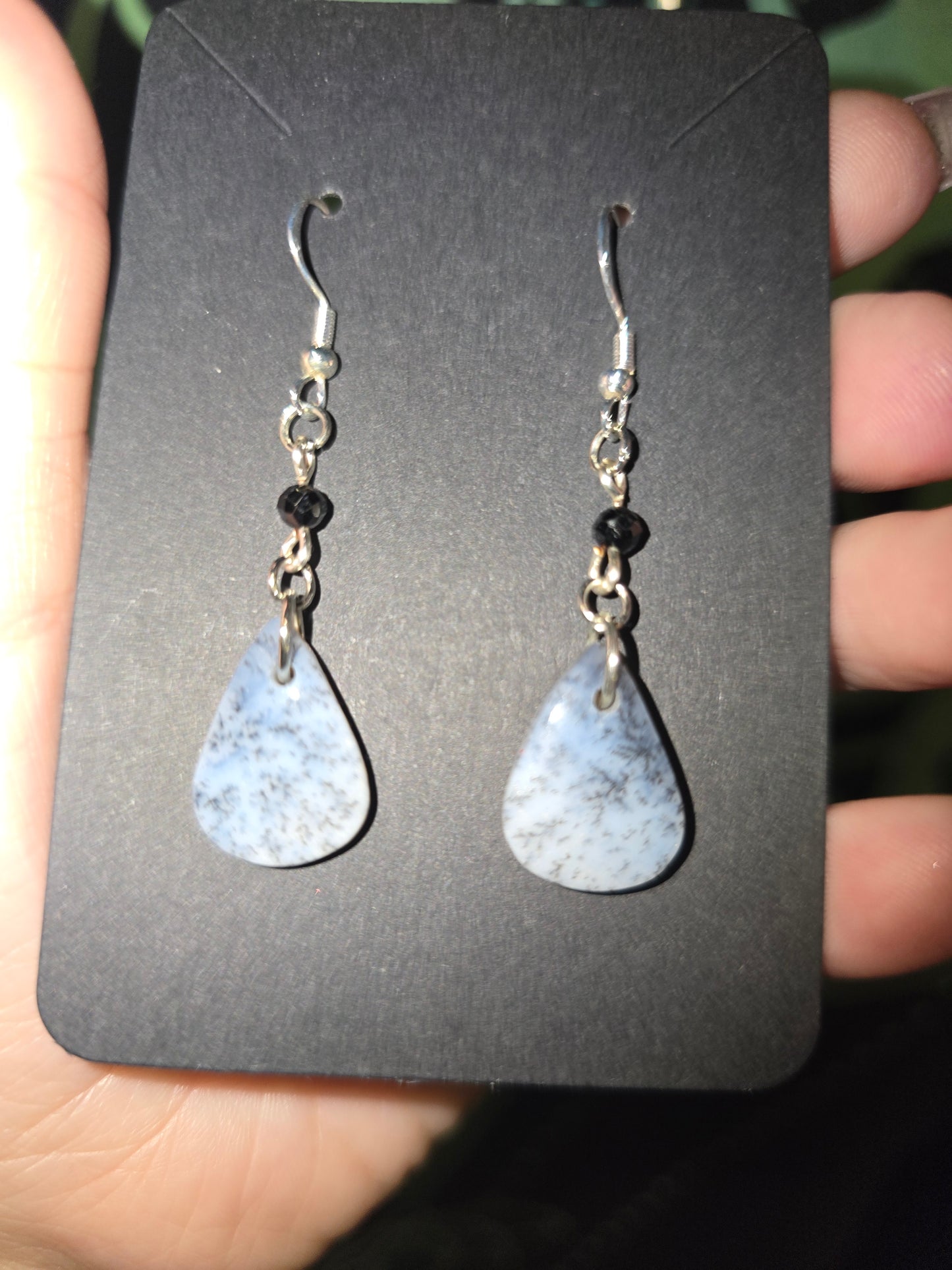 Dendritic Agate Earrings