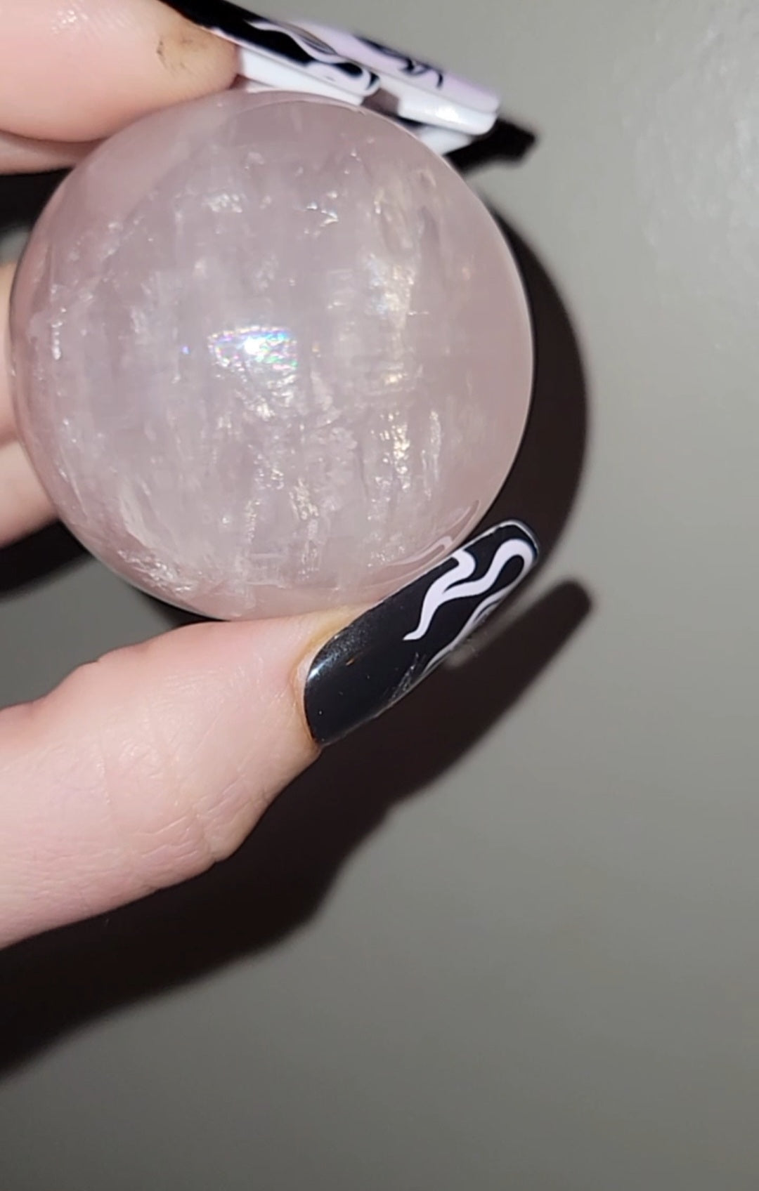 Rainbow Rose Quartz Sphere