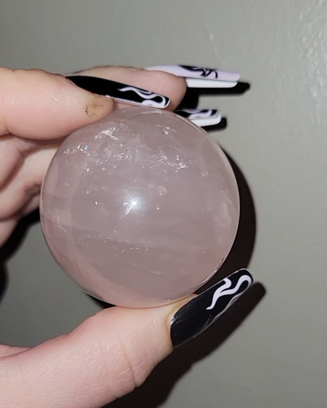 Rainbow Rose Quartz Sphere