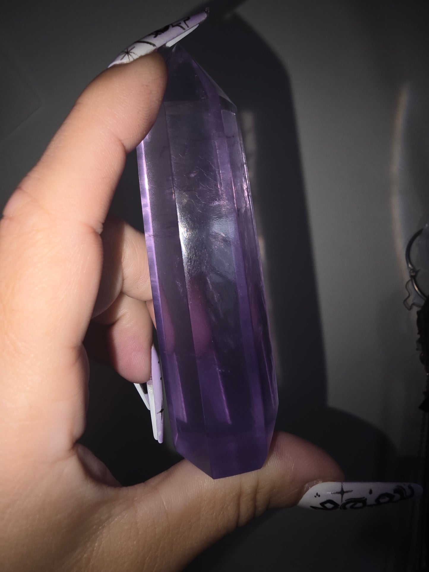 Purple Fluorite Tower