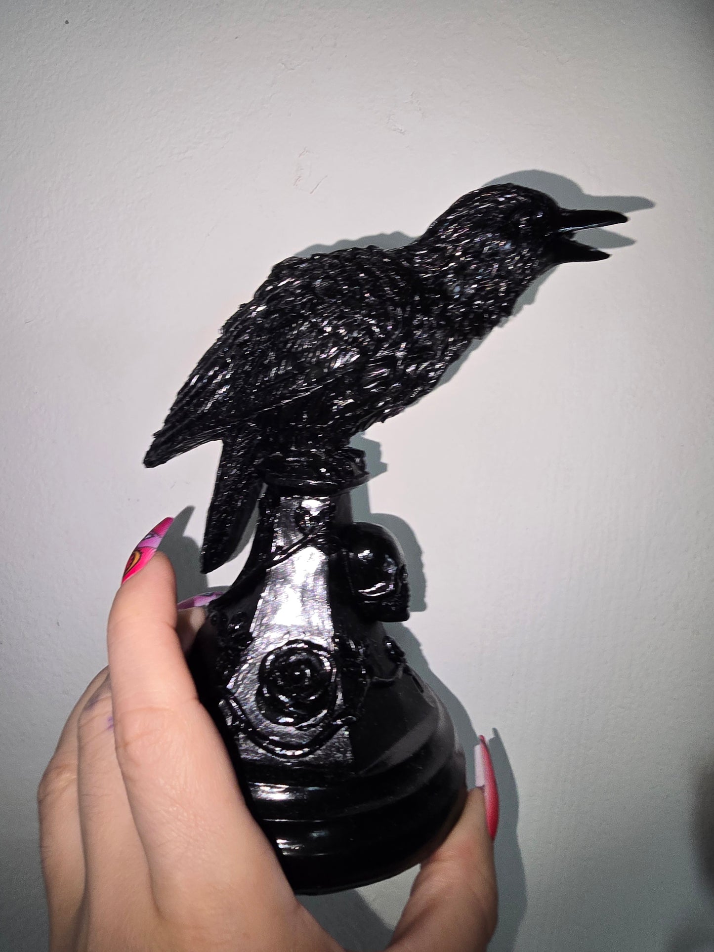 Raven Candle Holder