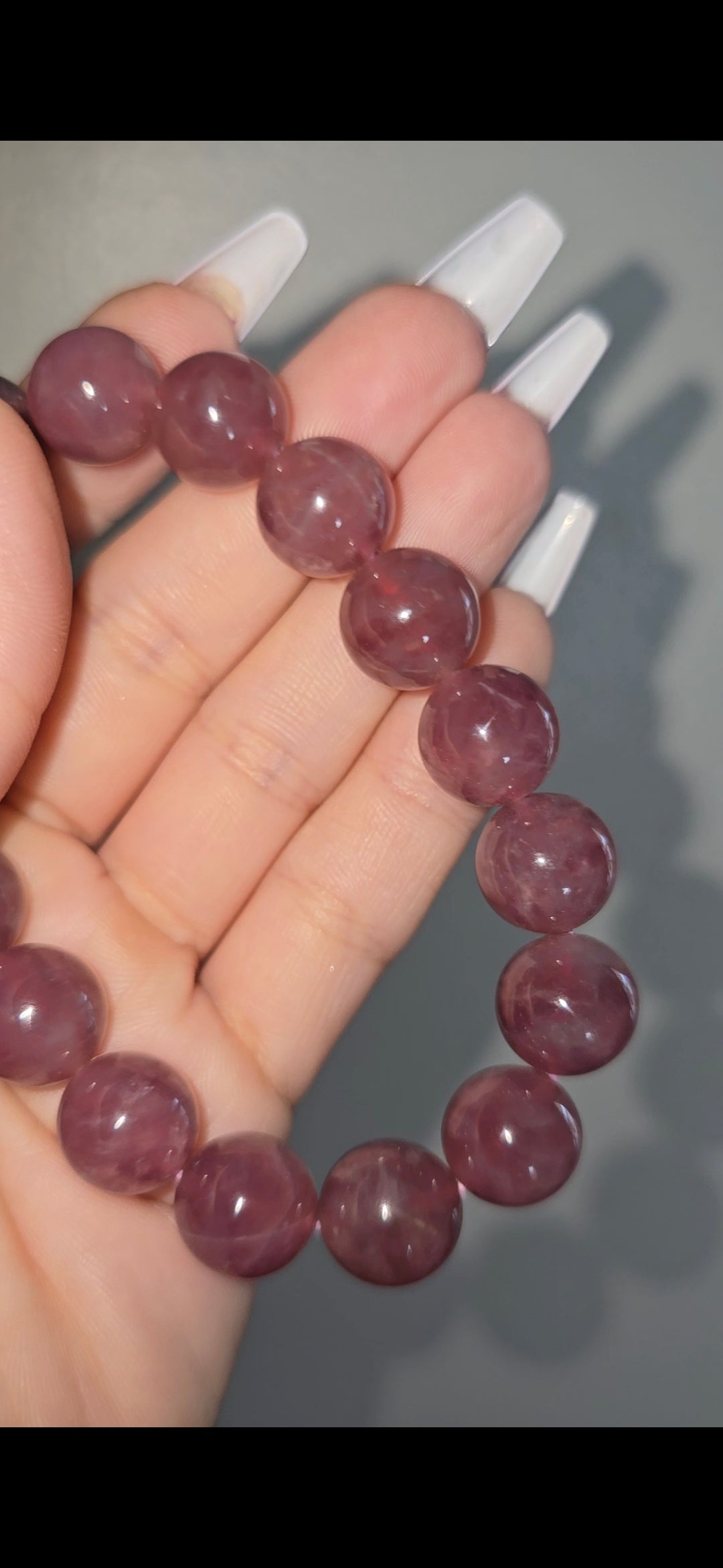 Lavender Rose Quartz Bracelet