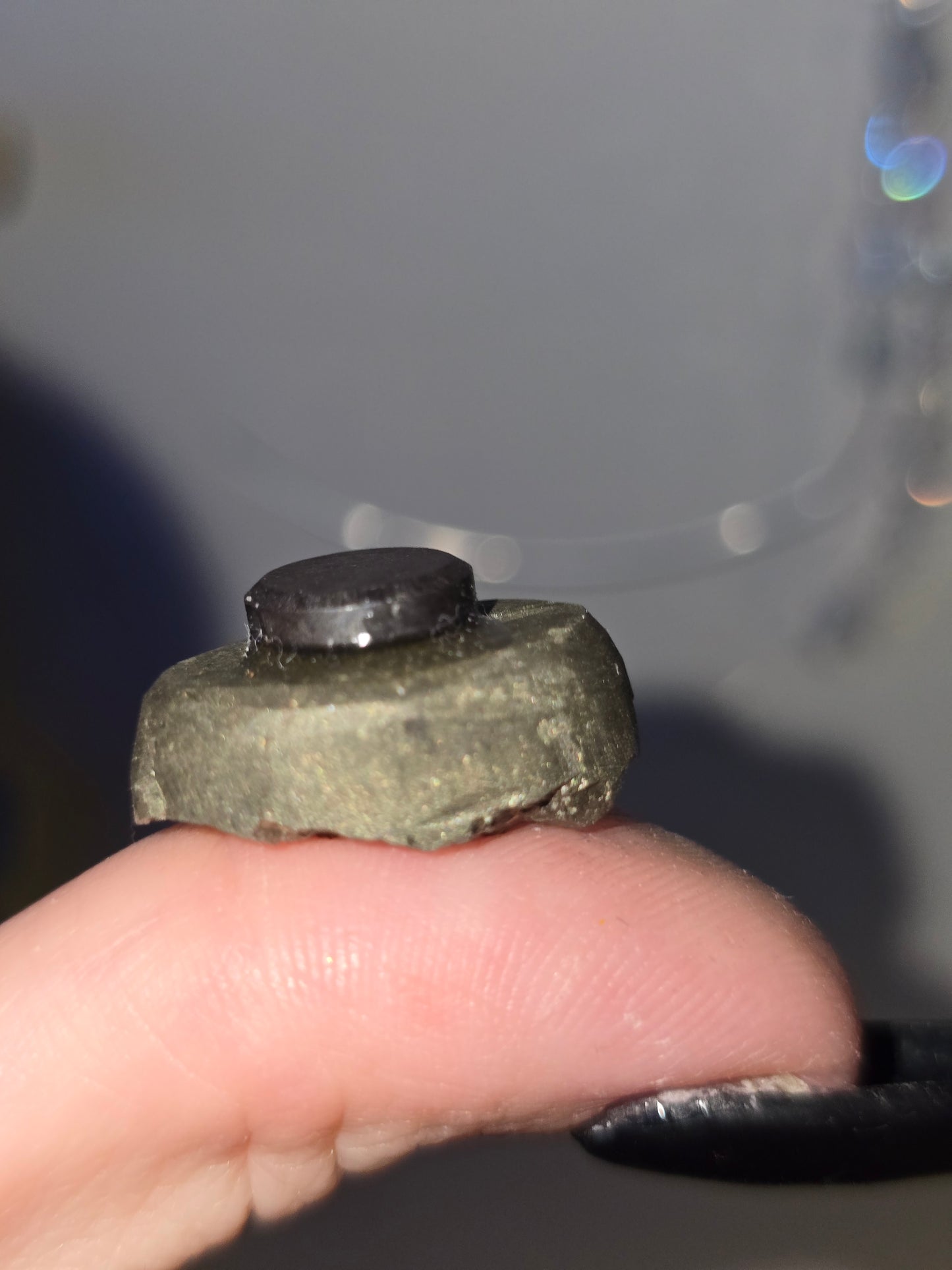 Raw Pyrite Face Magnet | Crystal Home & Office Décor