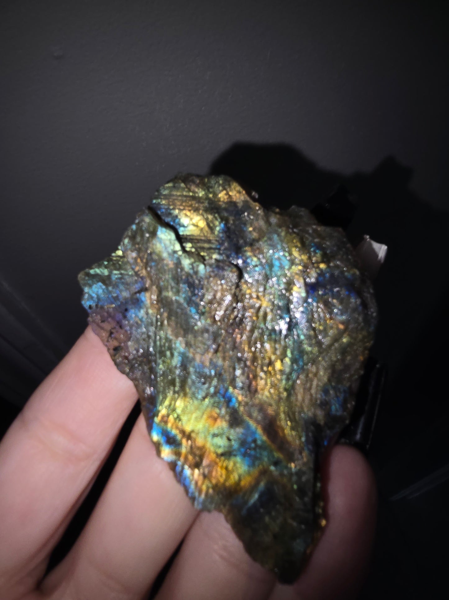 High Flash Labradorite Display Piece | Intuition, Transformation & Hidden Potential