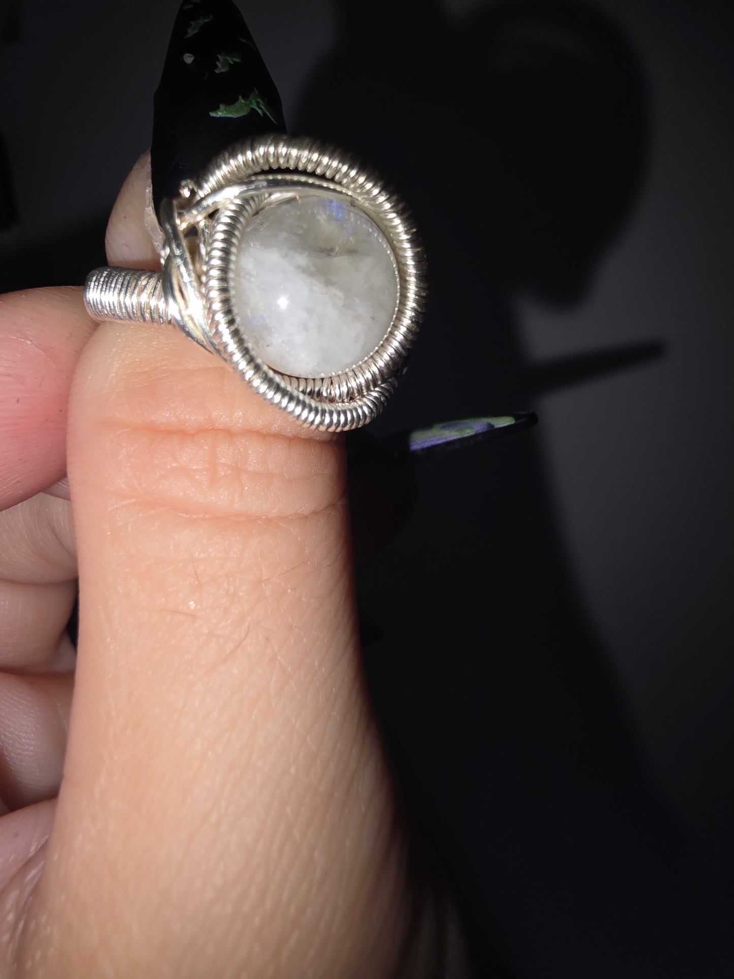 Moonstone Wrapped Ring
