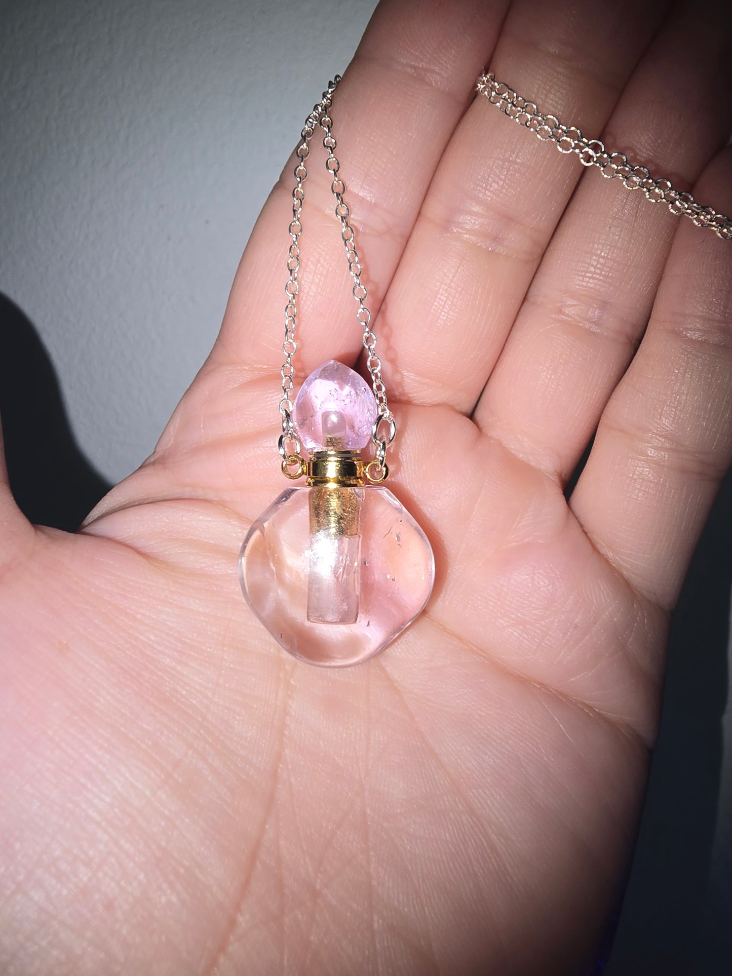 Amethyst Potion Jar Pendant