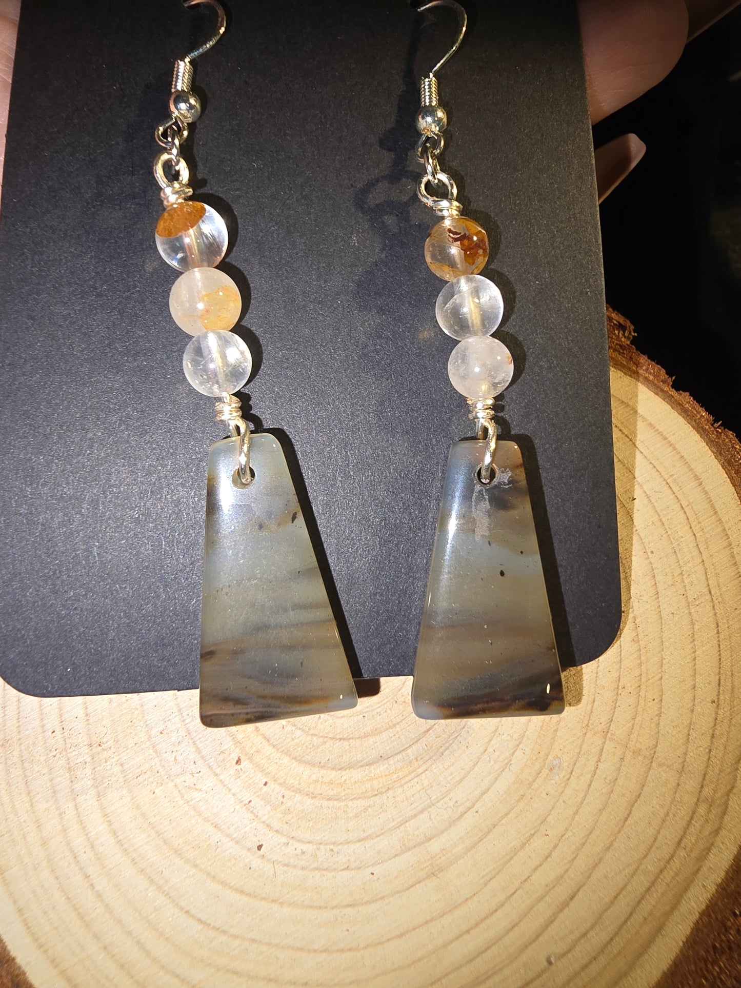 Montana Agate Earrings