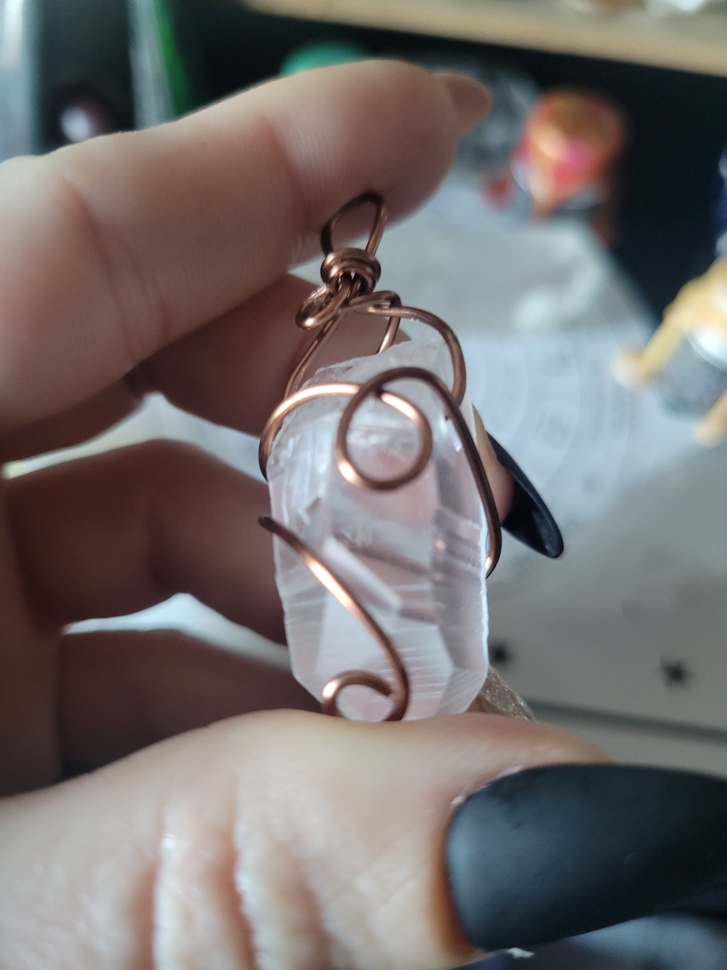 Small Leumerian Quartz Necklace