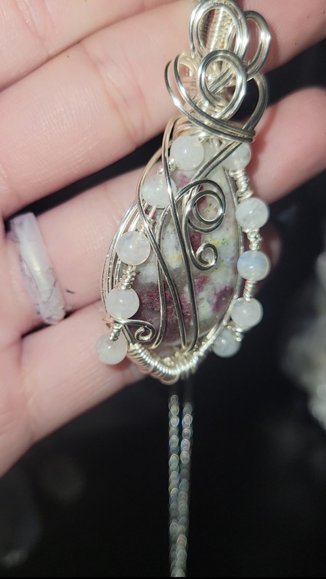 Pink Tourmaline & Moonstone