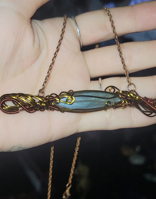 Labradorite Pendant | Intuition & Protection Crystal Jewelry