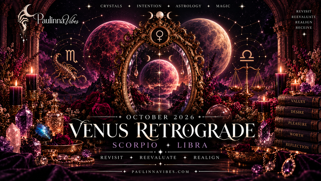 Venus Retrograde in Scorpio & Libra 2026: A Vibe Journal for Value, Desire & Self Worth