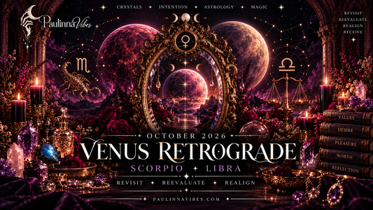 Venus Retrograde in Scorpio & Libra 2026: A Vibe Journal for Value, Desire & Self Worth