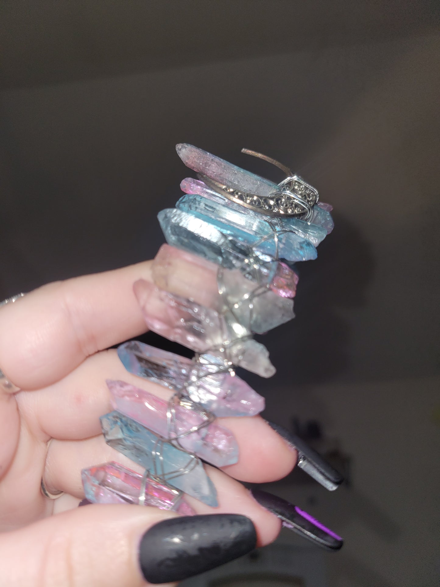 Aura Quartz Crown