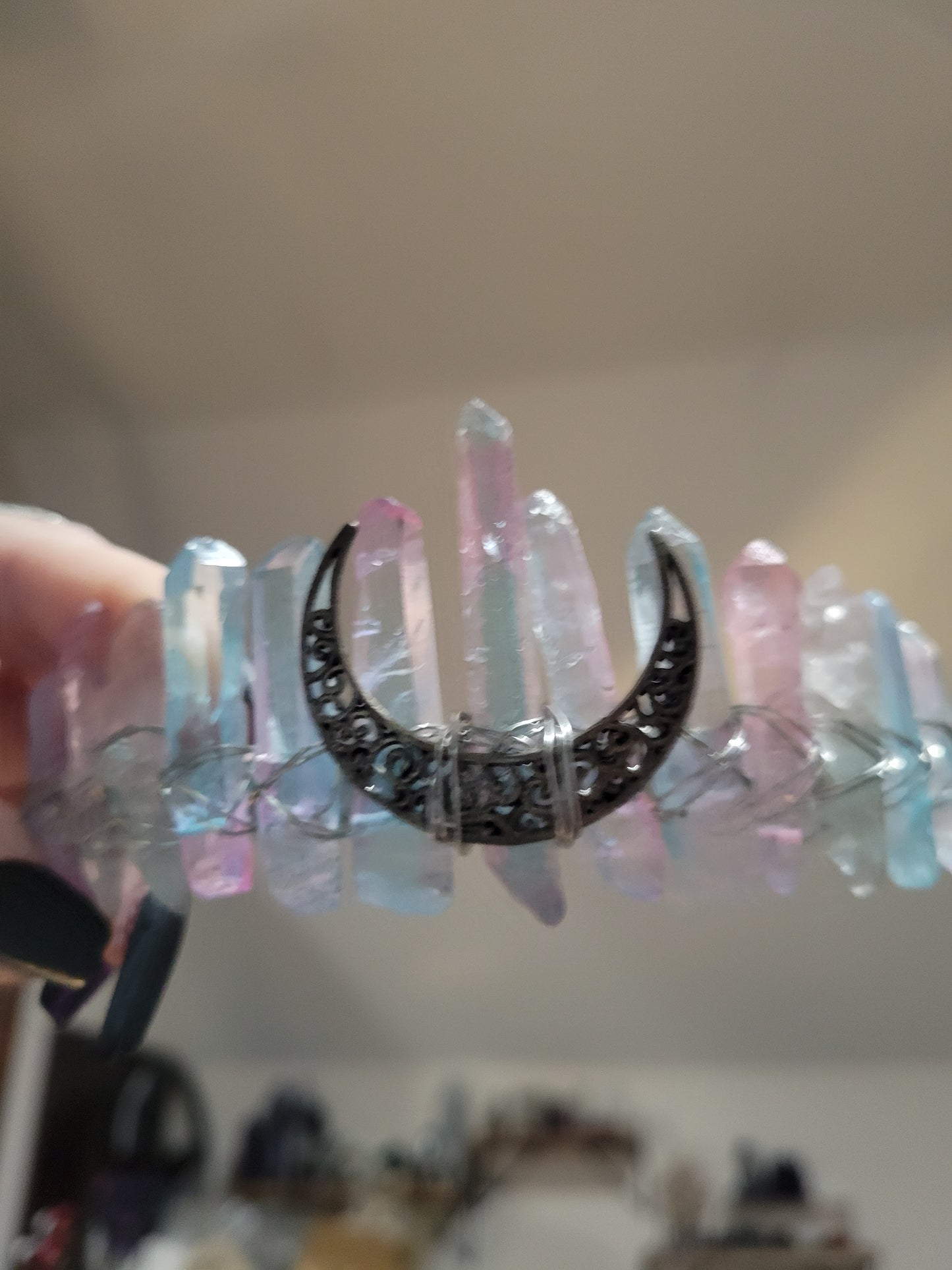 Aura Quartz Crown