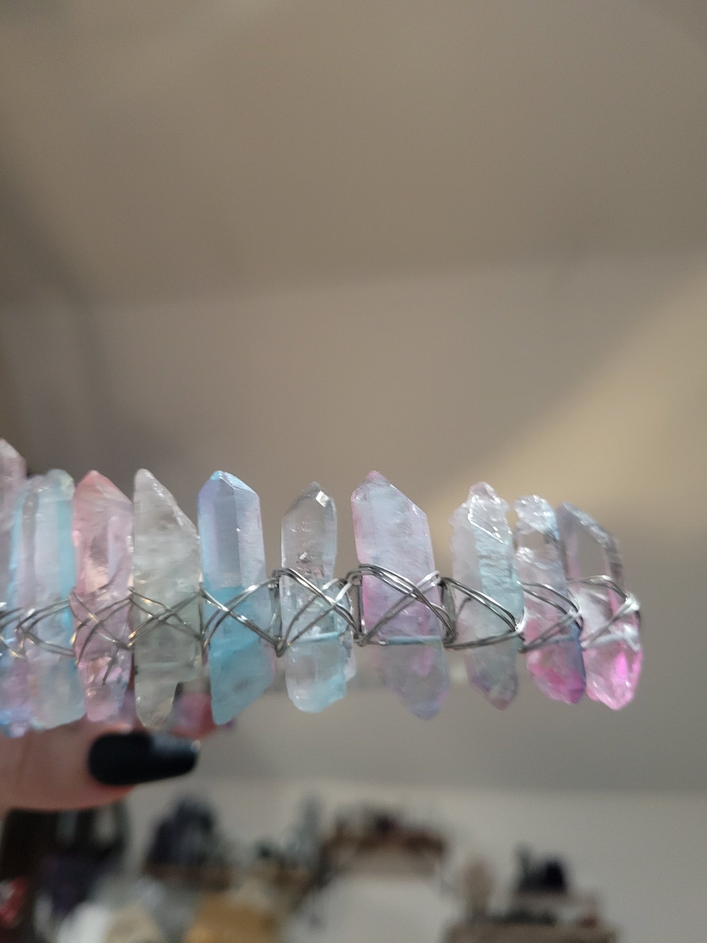 Aura Quartz Crown