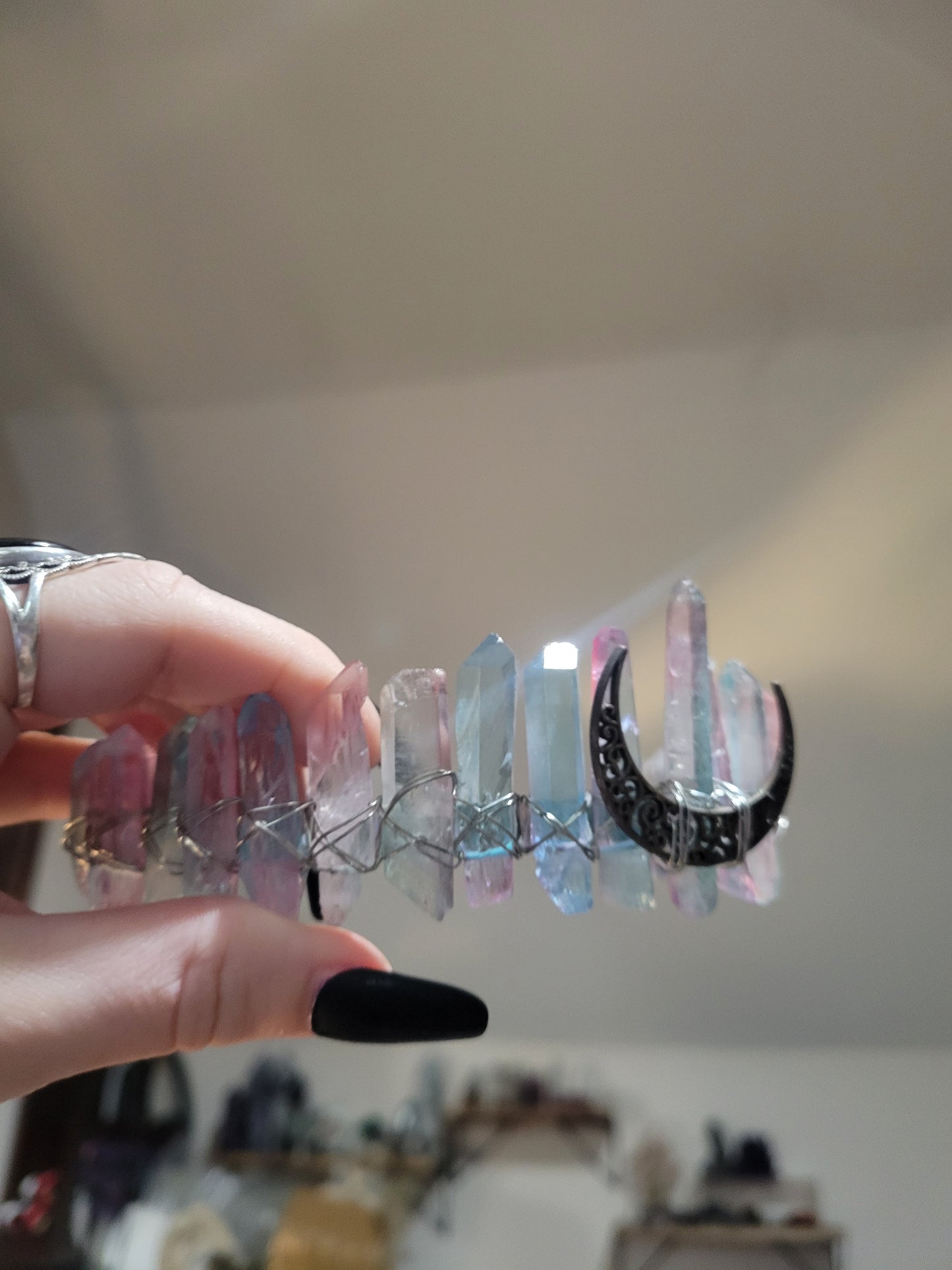 Aura Quartz Crown